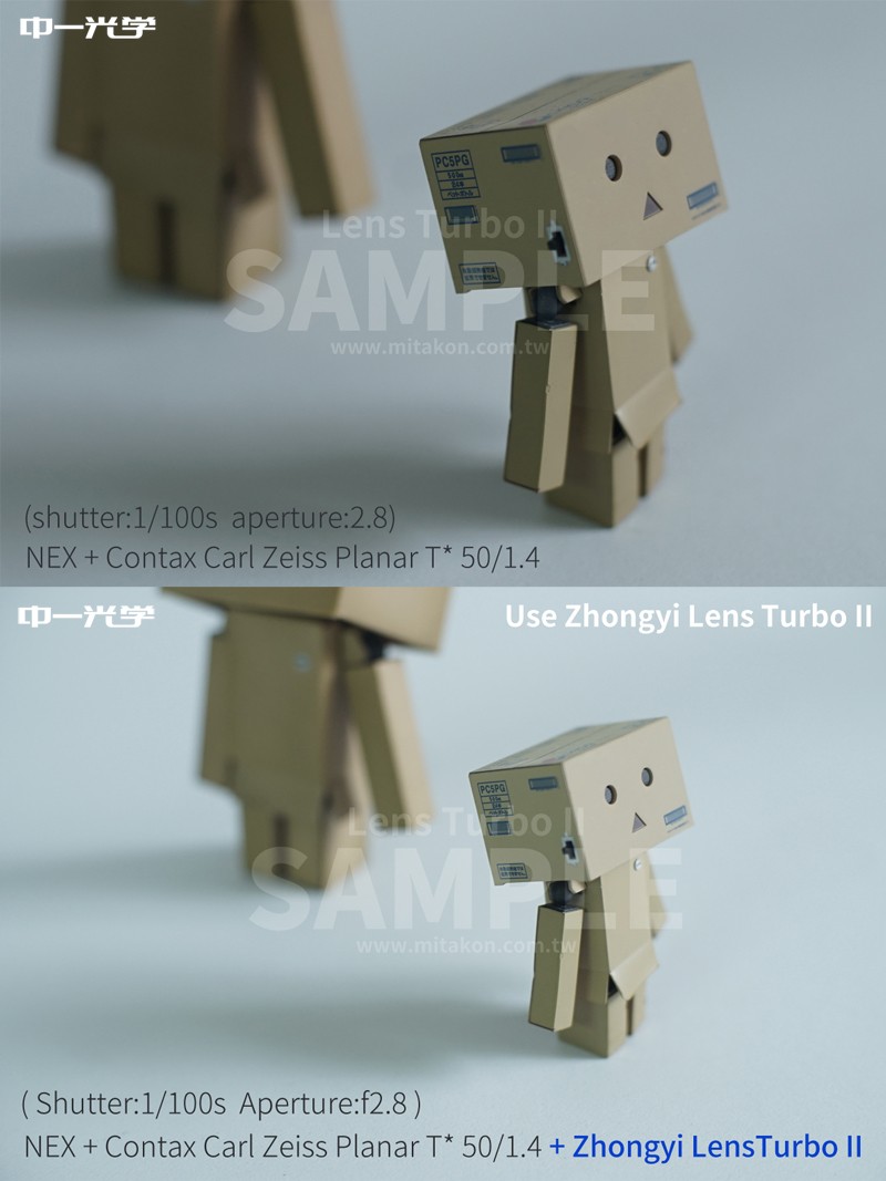 減焦環 2代 Lens Turbo II Nikon AI (G) -NEX E 微單眼相機