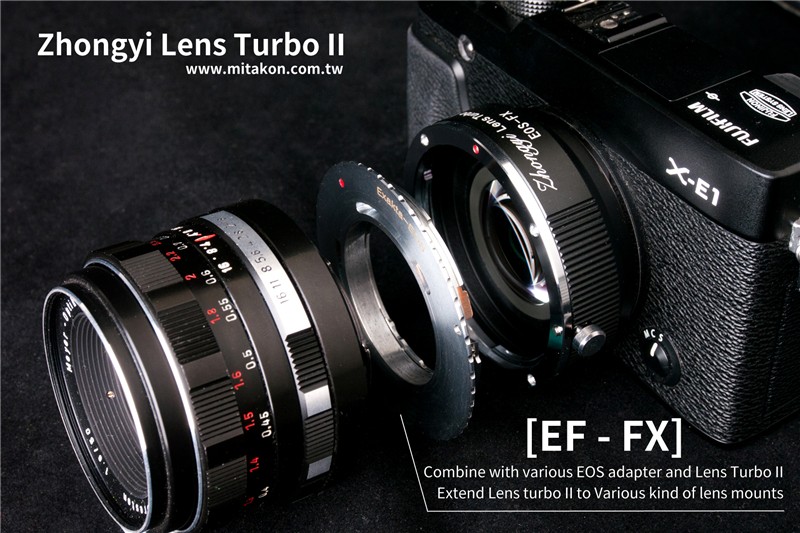 減焦環 2代 Lens Turbo II EOS EF-NEX E系列相機 減焦增光環