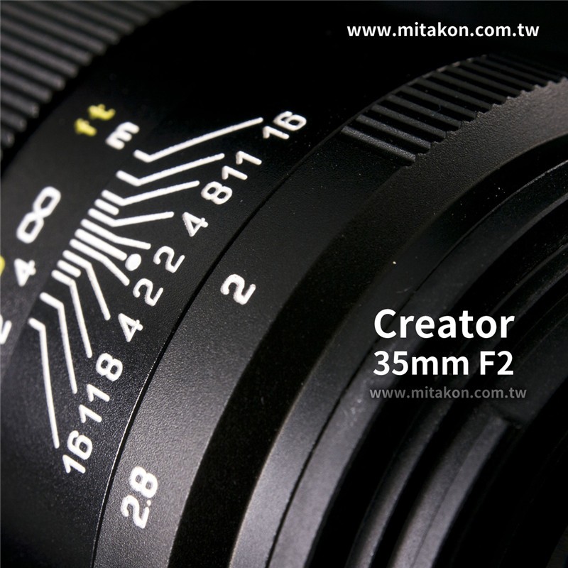 Creator 35mm f2 Canon EF 全片幅《黑/銀》(客訂商品)