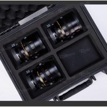 (客訂商品)中一光學 電影鏡頭系列 三鏡組 S35 20mm 35mm 50mm T1.0 APS-C For E-mount 索尼 FX 富士 EOS R RF 大光圈/手動鏡頭